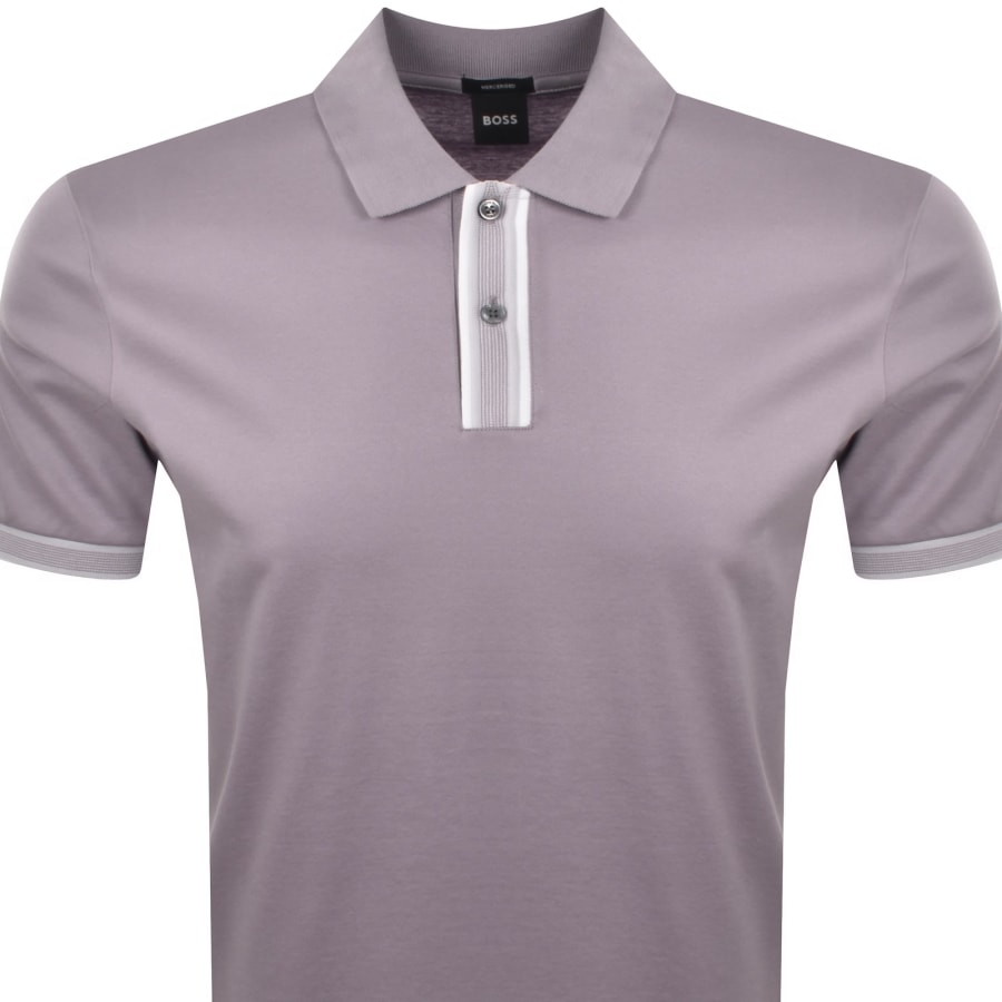 Image number 2 for BOSS Parlay Polo T Shirt Purple