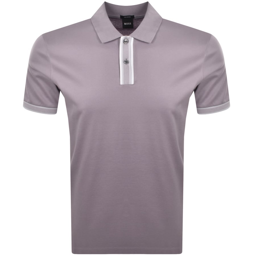 Image number 1 for BOSS Parlay Polo T Shirt Purple