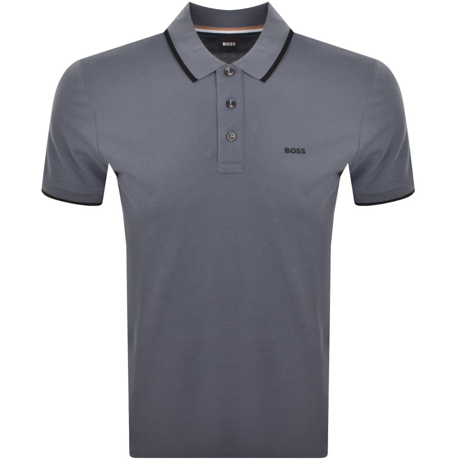 Image number 1 for BOSS Parlay 190 Polo T Shirt Blue