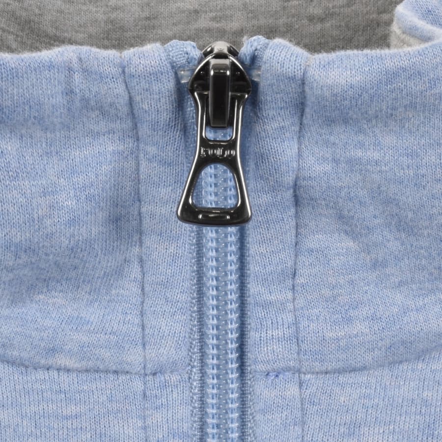 Image number 4 for Ralph Lauren Quarter Zip Sweatshirt Blue