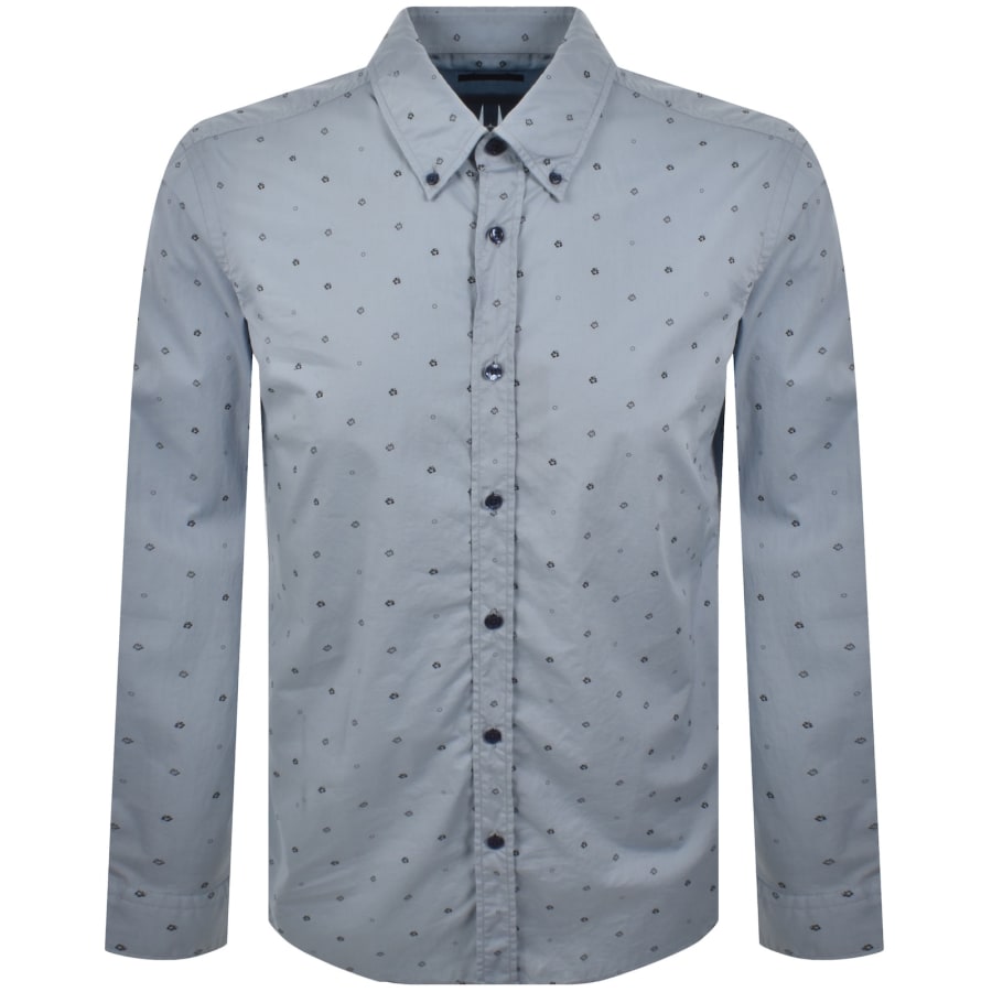 Image number 1 for BOSS Rickert Long Sleeved Shirt Blue