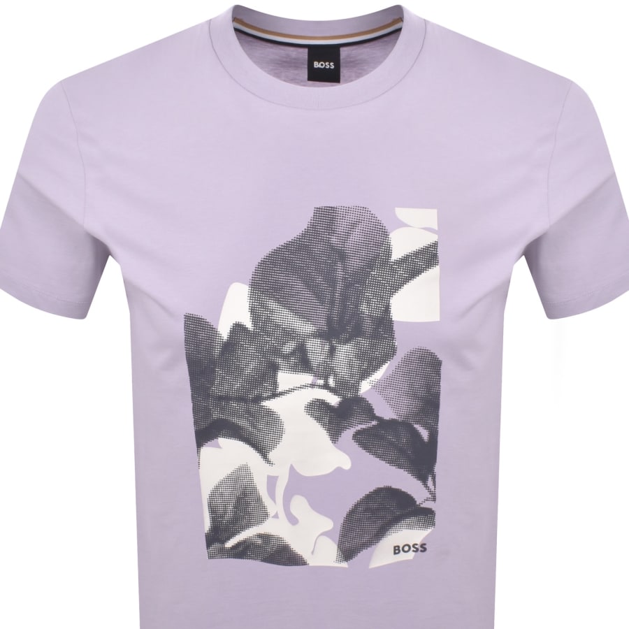 Image number 2 for BOSS Thompson 239  T Shirt Purple