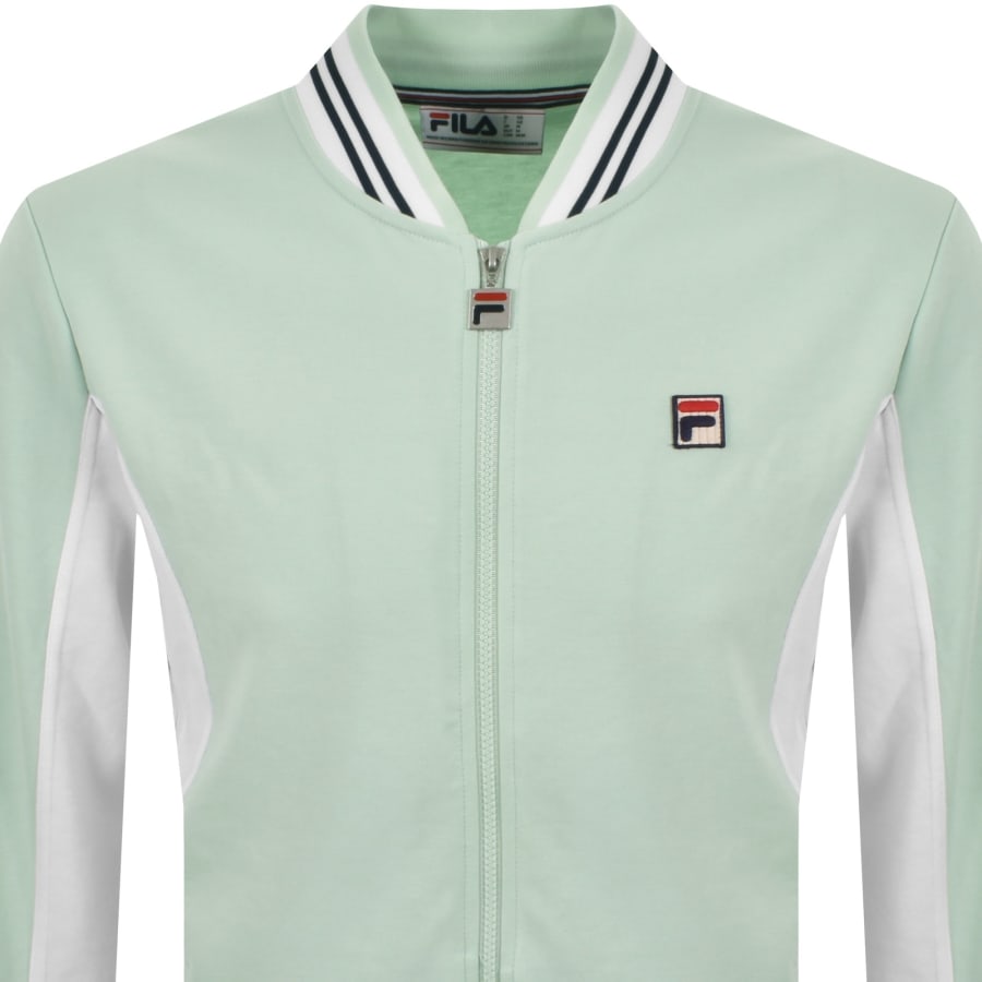 Image number 2 for Fila Settanta Zip Track Top Green