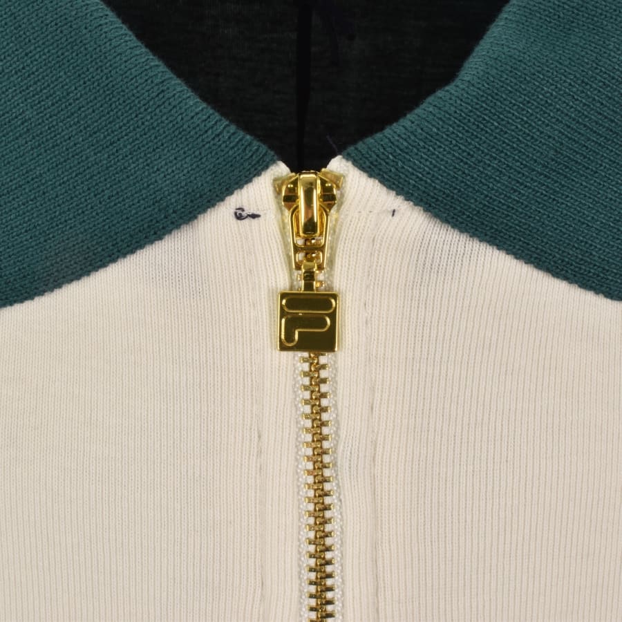 Image number 4 for Fila Pierro Cut And Sew Polo T Shirt Green