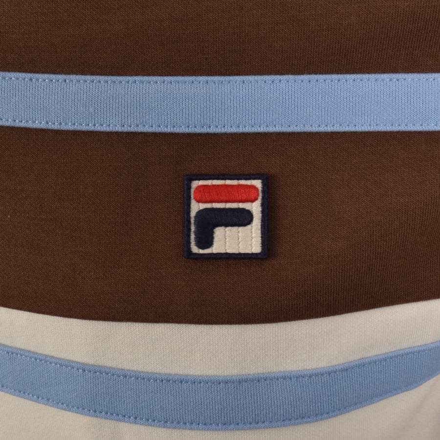 Image number 3 for Fila Giovanni Zip Track Top Cream