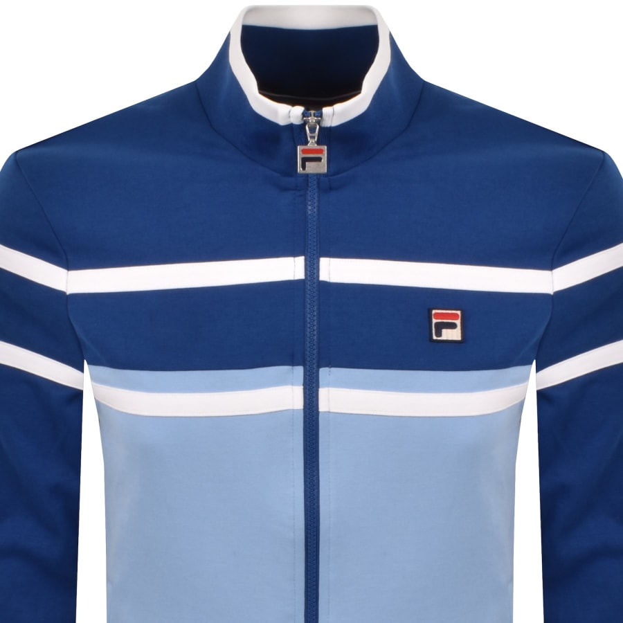 Image number 2 for Fila Giovanni Zip Track Top Blue