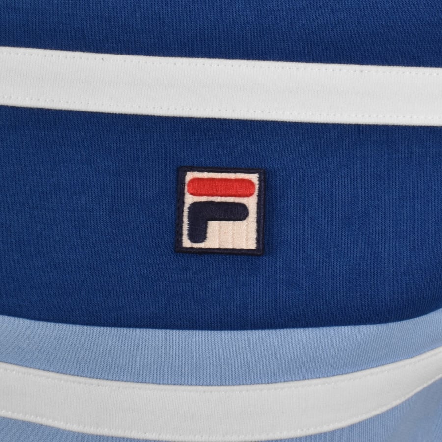 Image number 3 for Fila Giovanni Zip Track Top Blue