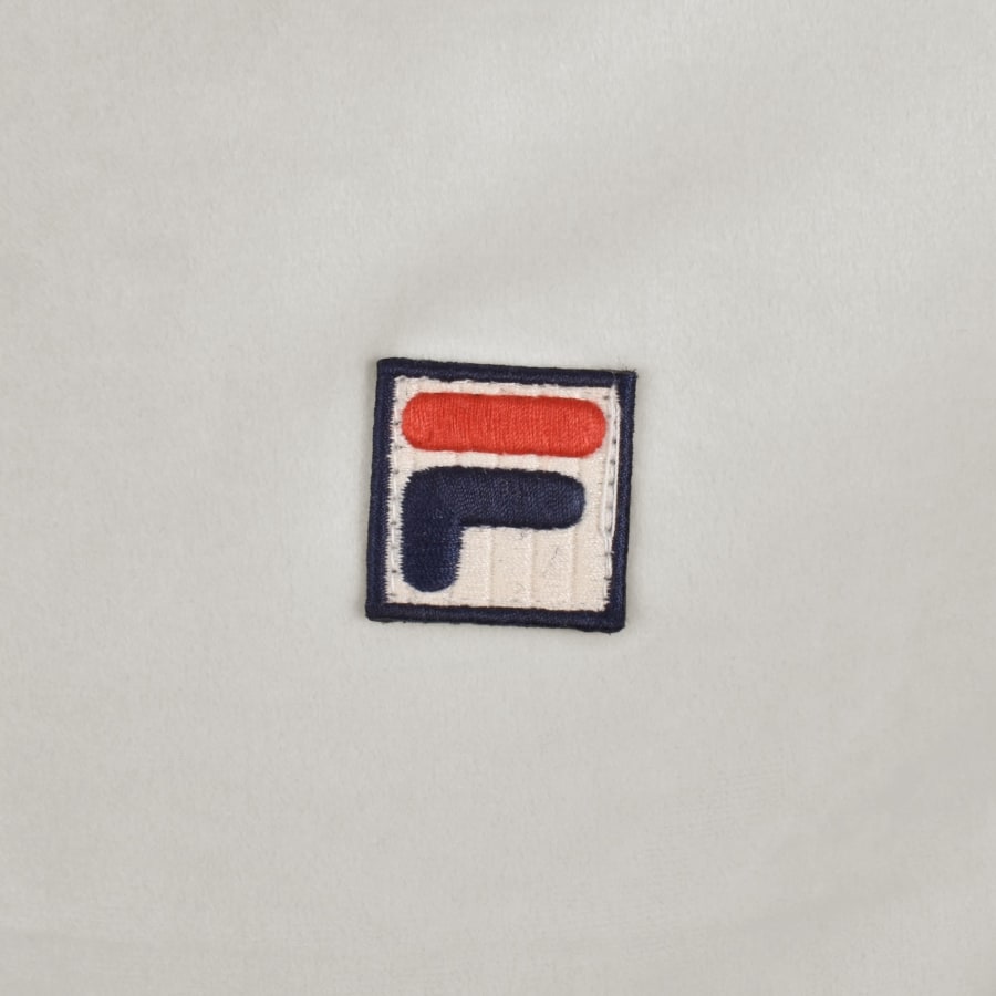 Image number 3 for Fila Basilio Velour T Shirt Grey