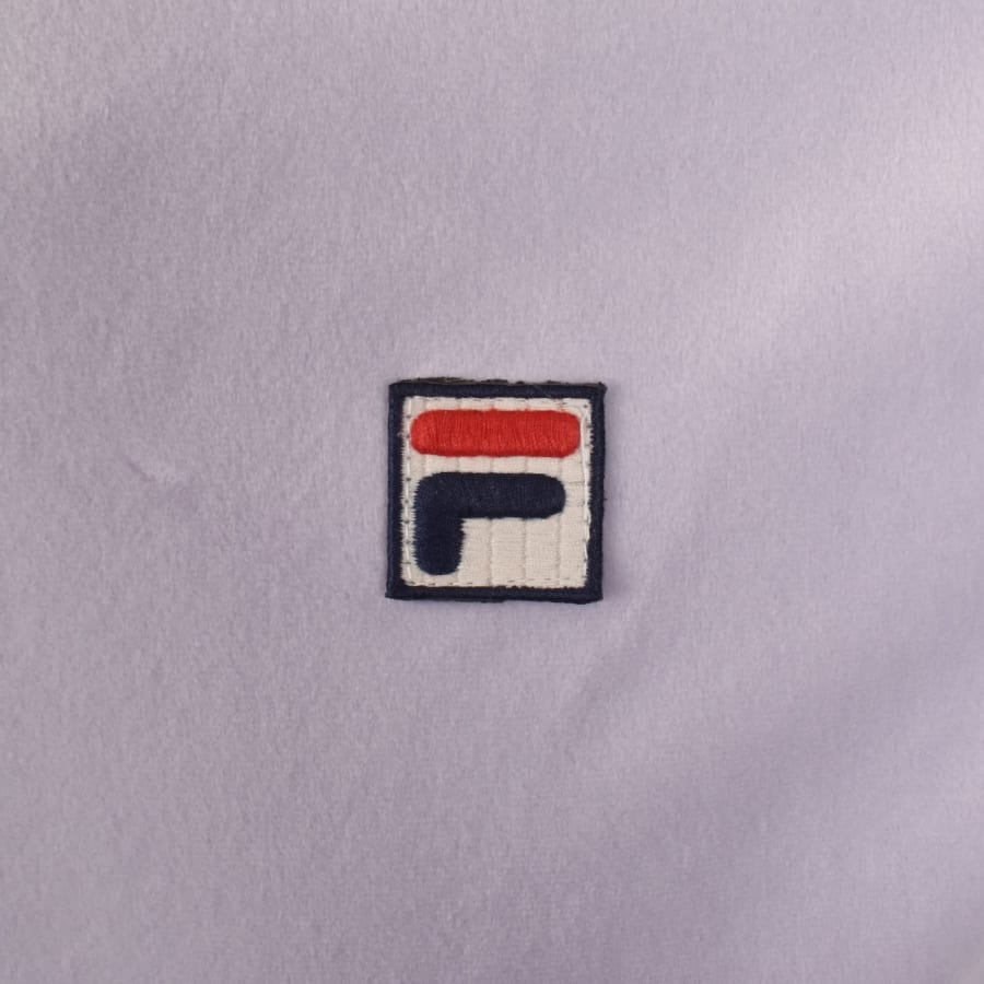 Image number 3 for Fila Basilio Velour T Shirt Misty Lilac