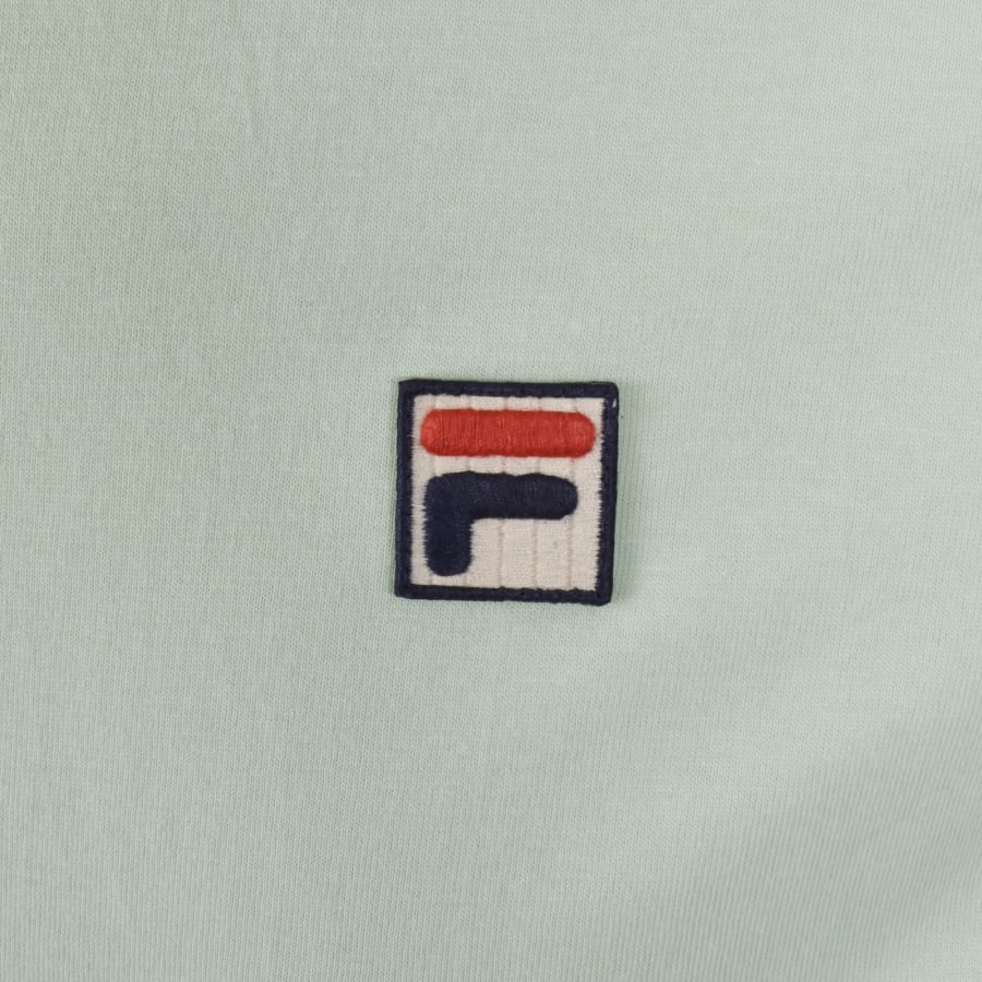 Image number 3 for Fila Marconi Ringer T Shirt Surf Spray Green