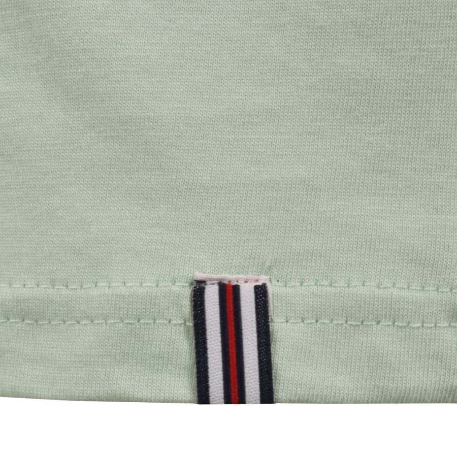 Image number 5 for Fila Marconi Ringer T Shirt Surf Spray Green