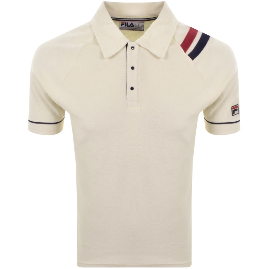 Image number 1 for Fila Massimo Polo T Shirt Off White