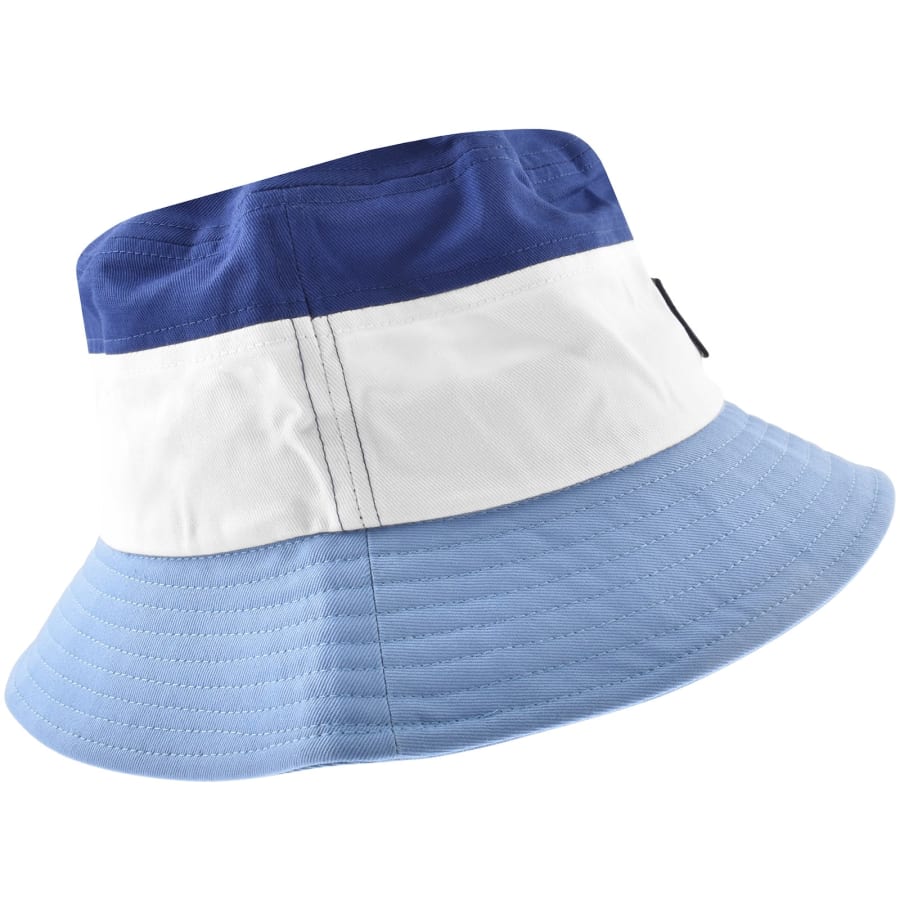 Image number 2 for Fila Marco Tri Colour Bucket Hat Blue