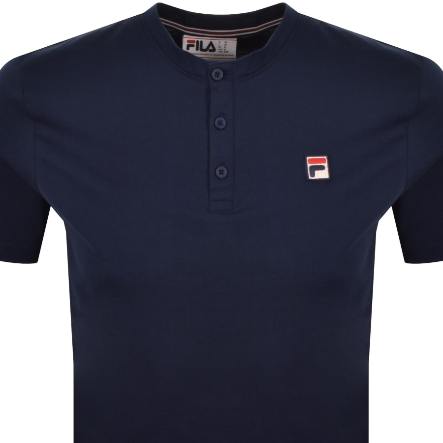 Image number 2 for Fila Valentino Essential T Shirt Navy