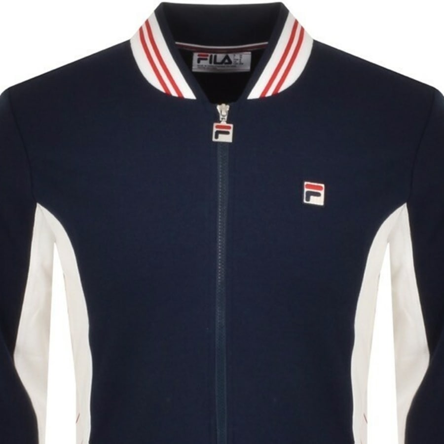 Image number 2 for Fila Settanta Zip Track Top Navy