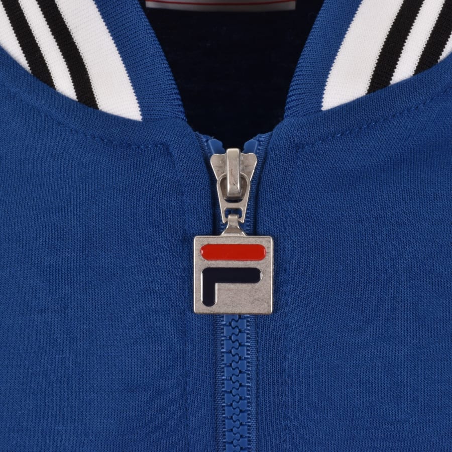 Image number 4 for Fila Settanta Zip Track Top Blue