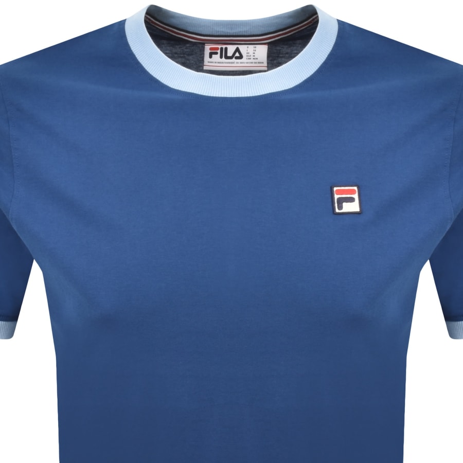 Image number 2 for Fila Marconi Ringer T Shirt Blue