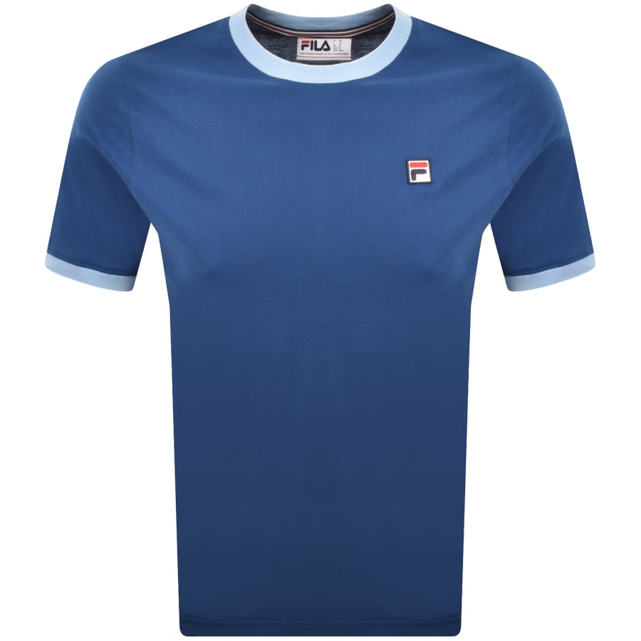 Image number 1 for Fila Marconi Ringer T Shirt Blue