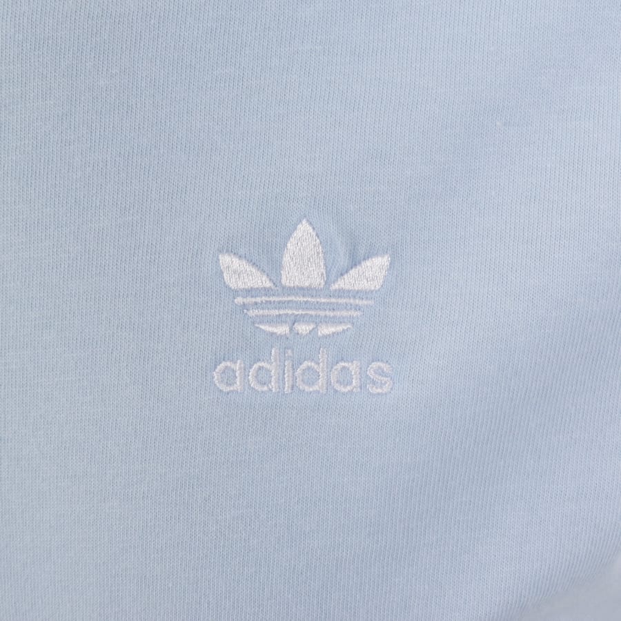 Image number 3 for adidas Originals Trefoil T Shirt Crystal Sky Blue