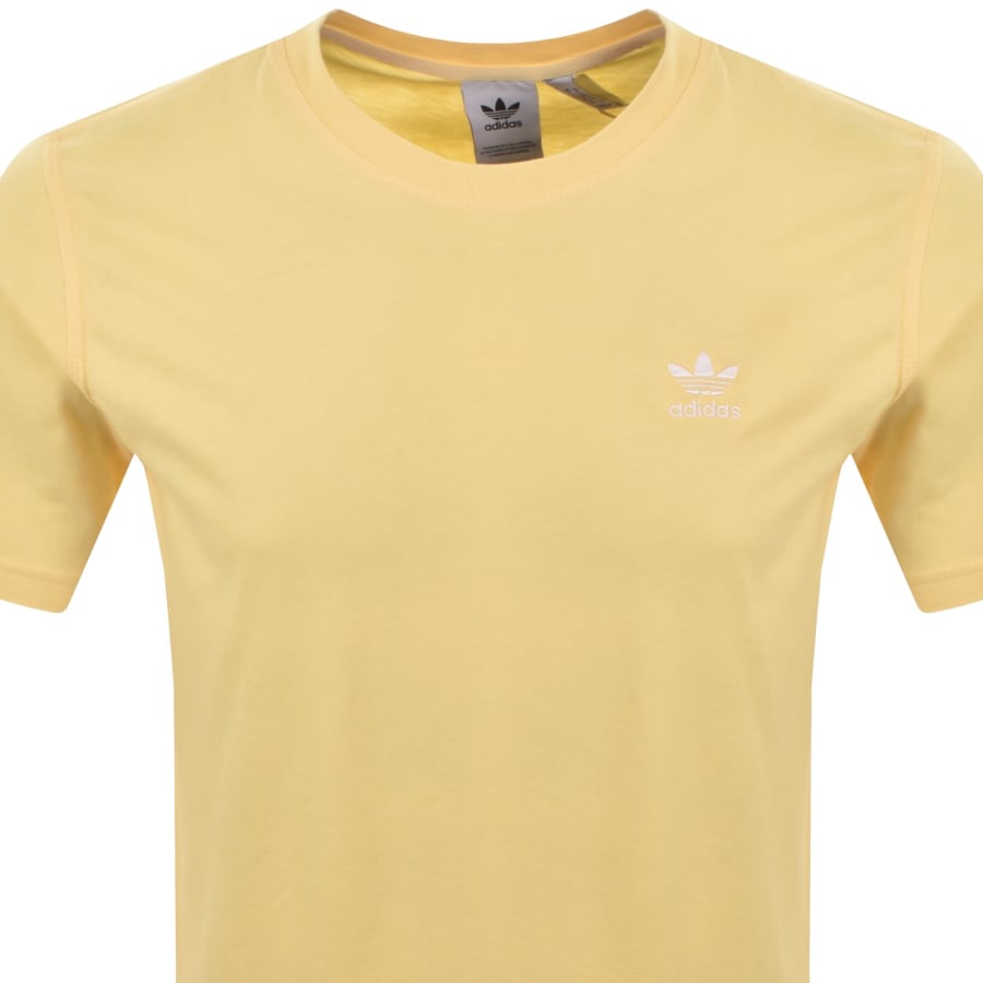 Image number 2 for adidas Originals Trefoil T Shirt Yellow