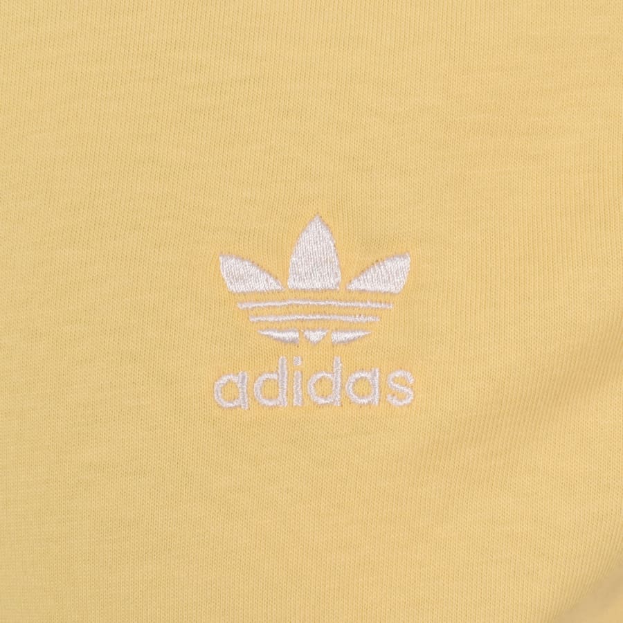 Image number 3 for adidas Originals Trefoil T Shirt Yellow