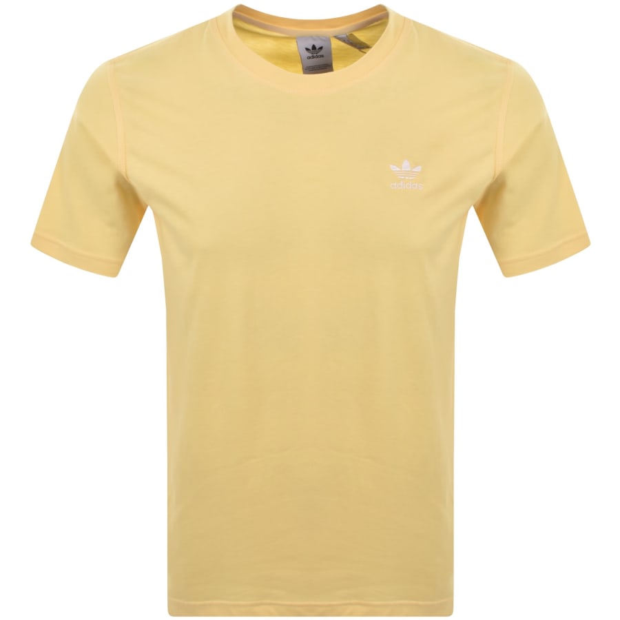 Image number 1 for adidas Originals Trefoil T Shirt Yellow