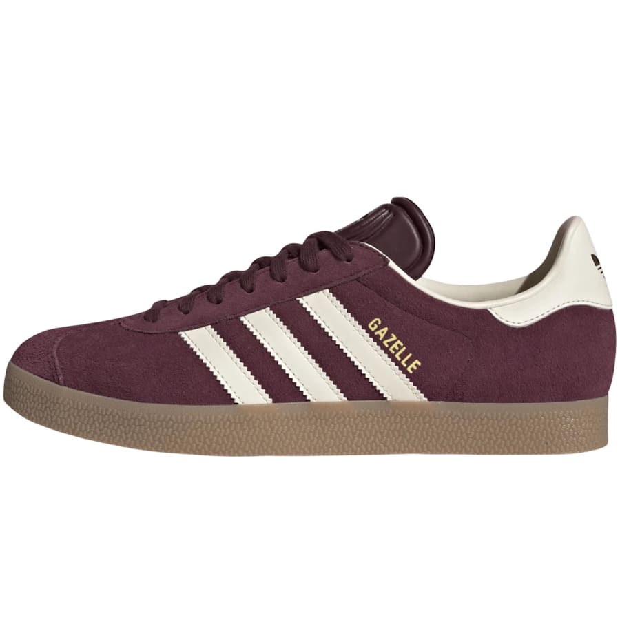 Image number 1 for adidas Originals Gazelle Trainers Maroon