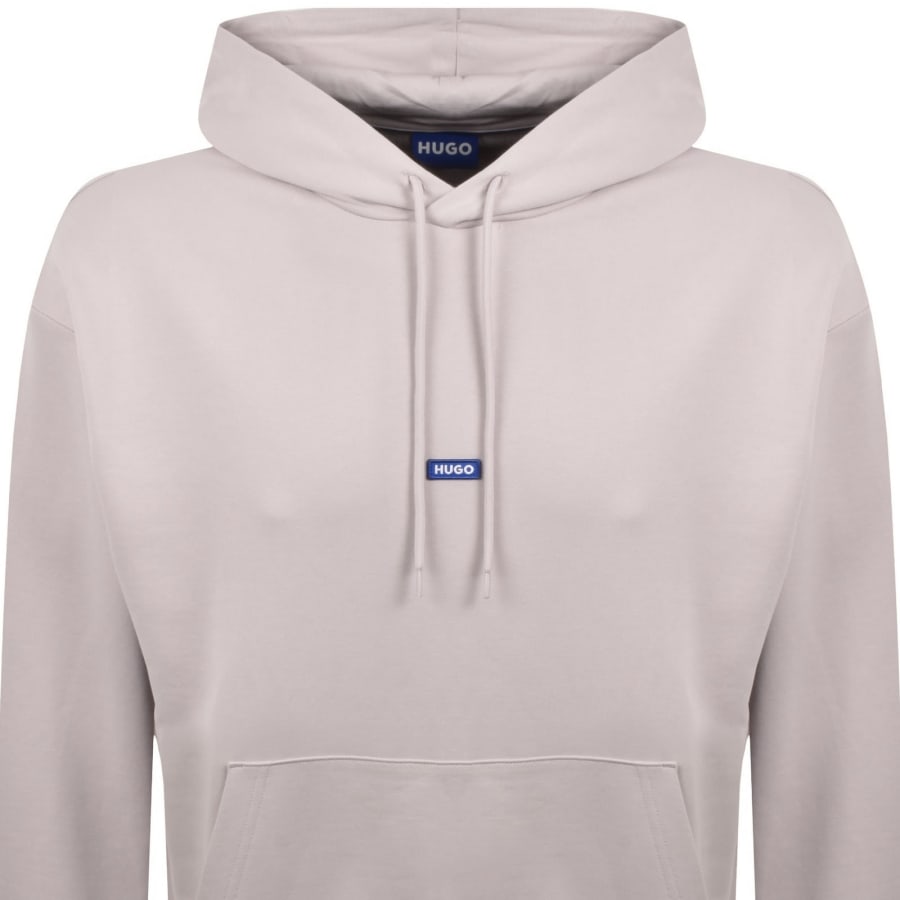 Image number 2 for HUGO Blue Nalonso Hoodie Lilac