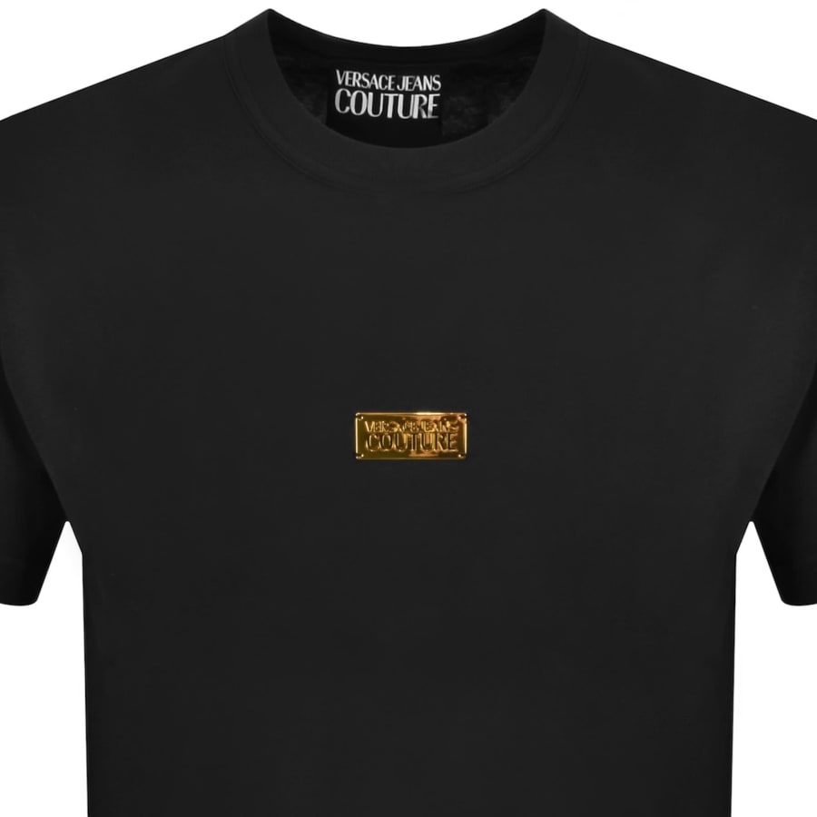 Image number 2 for Versace Jeans Couture Metal Logo T Shirt Black