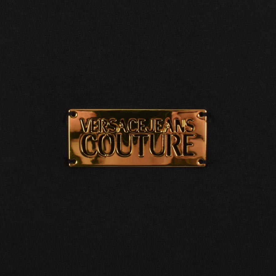 Image number 3 for Versace Jeans Couture Metal Logo T Shirt Black