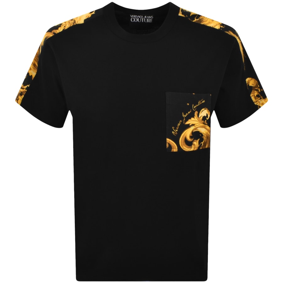 Image number 1 for Versace Jeans Couture Wave T Shirt Black