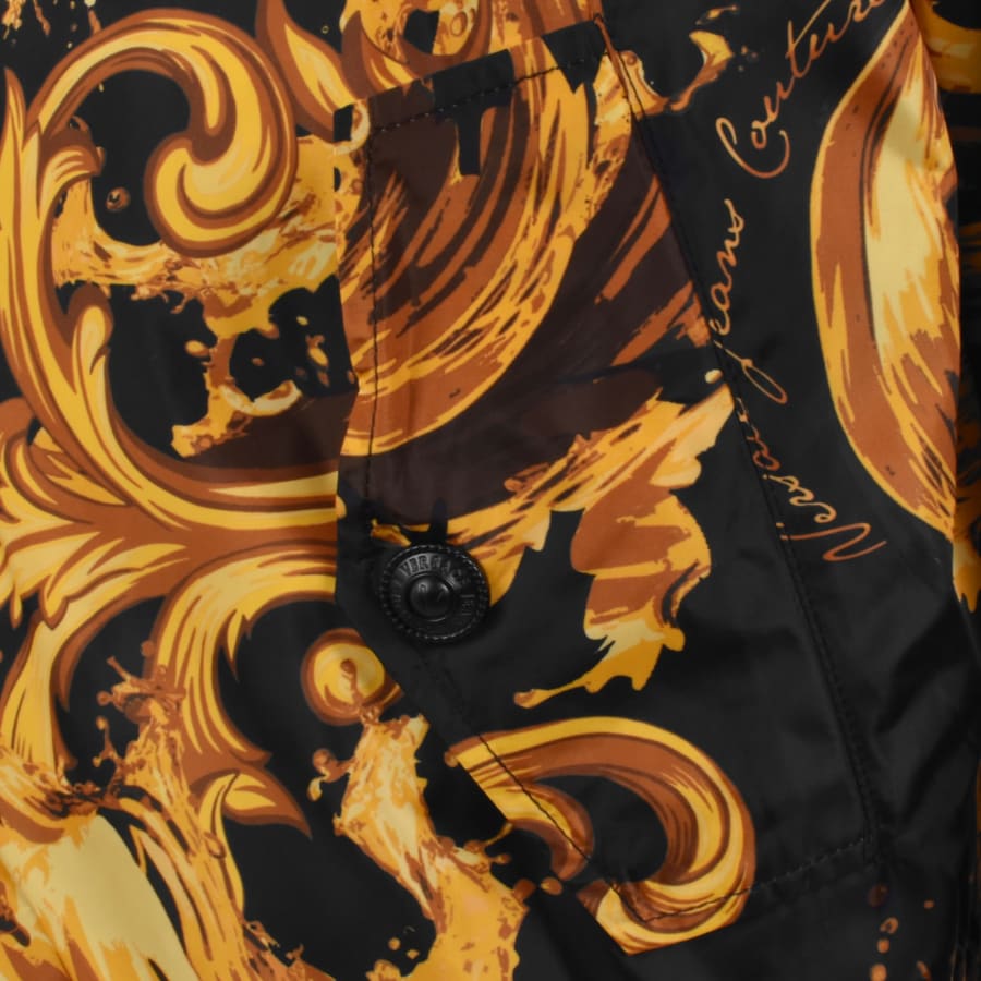 Image number 4 for Versace Jeans Couture Reversible Jacket Black
