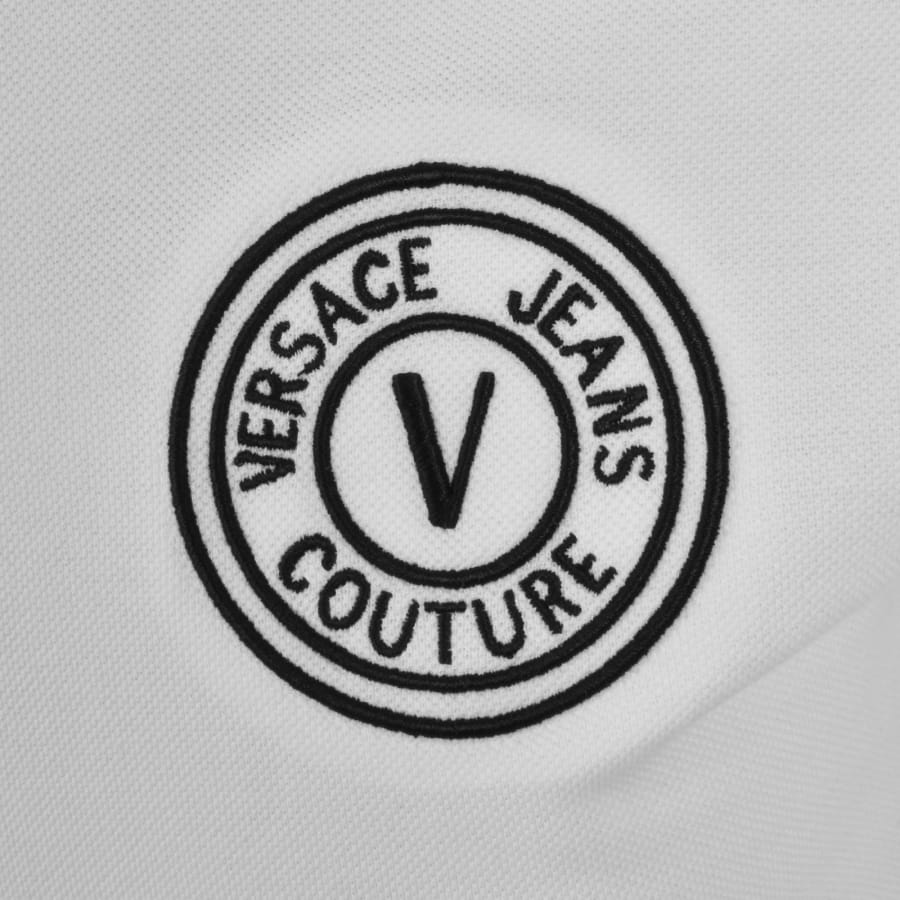 Image number 3 for Versace Jeans Couture Polo T Shirt White