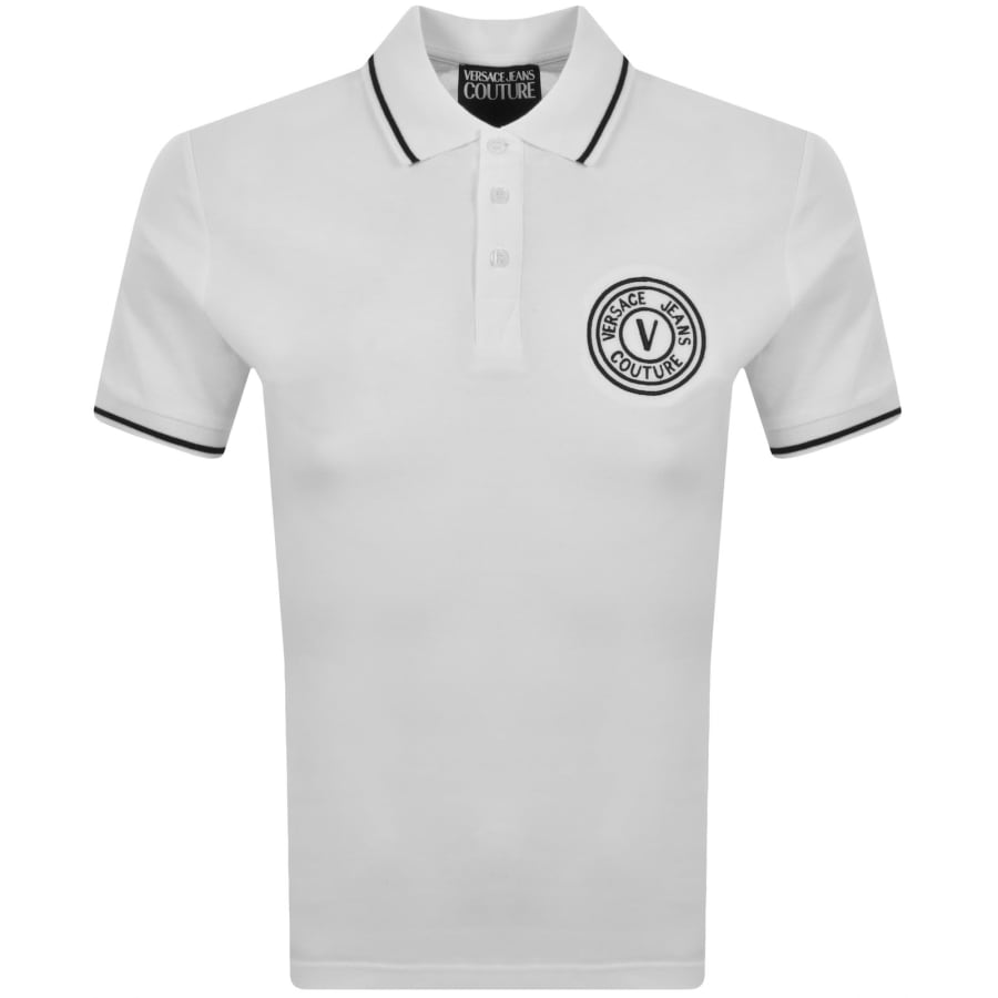 Image number 1 for Versace Jeans Couture Polo T Shirt White
