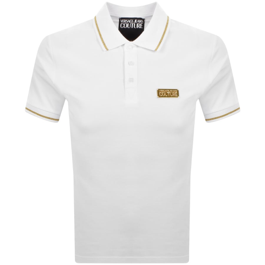 Image number 1 for Versace Jeans Couture Polo T Shirt White