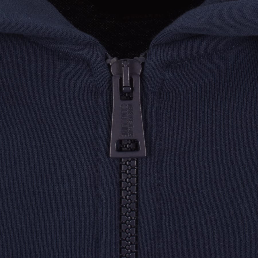 Image number 4 for Versace Jeans Couture Logo Hoodie Blue