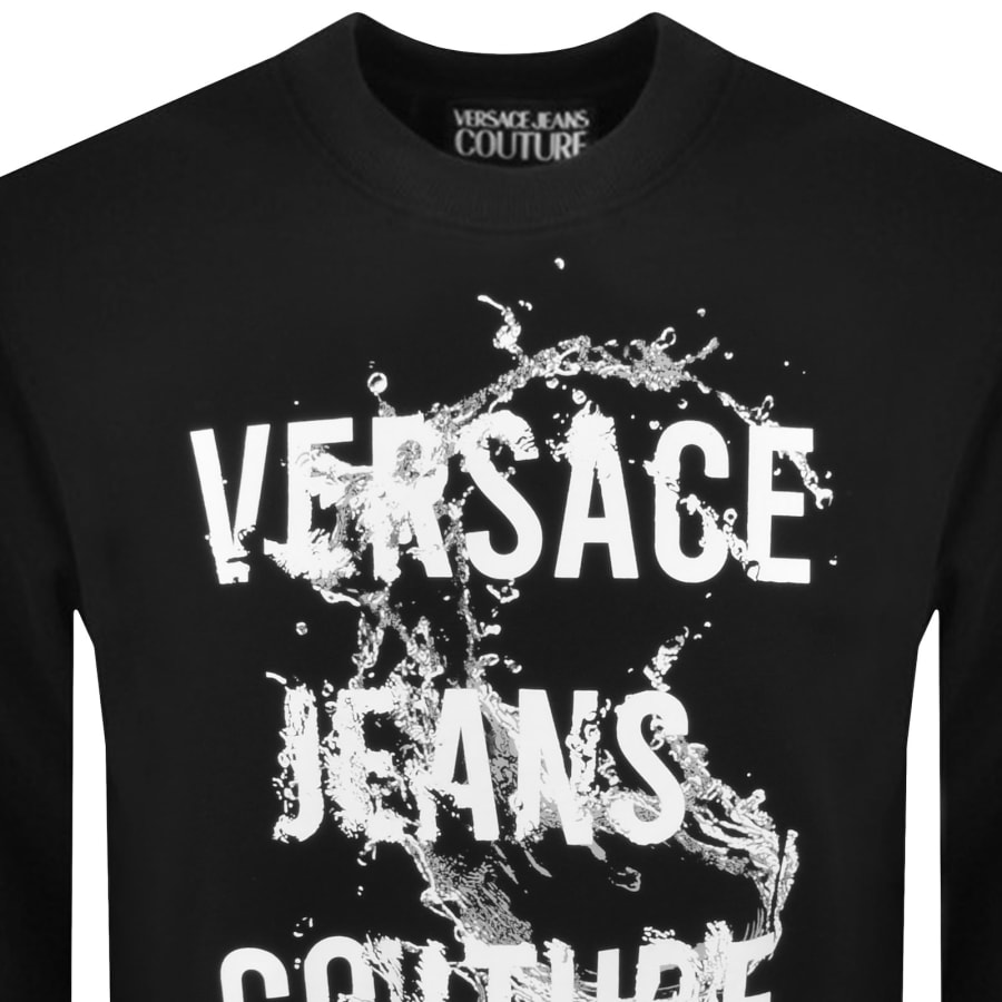Image number 2 for Versace Jeans Couture Logo Sweatshirt Black