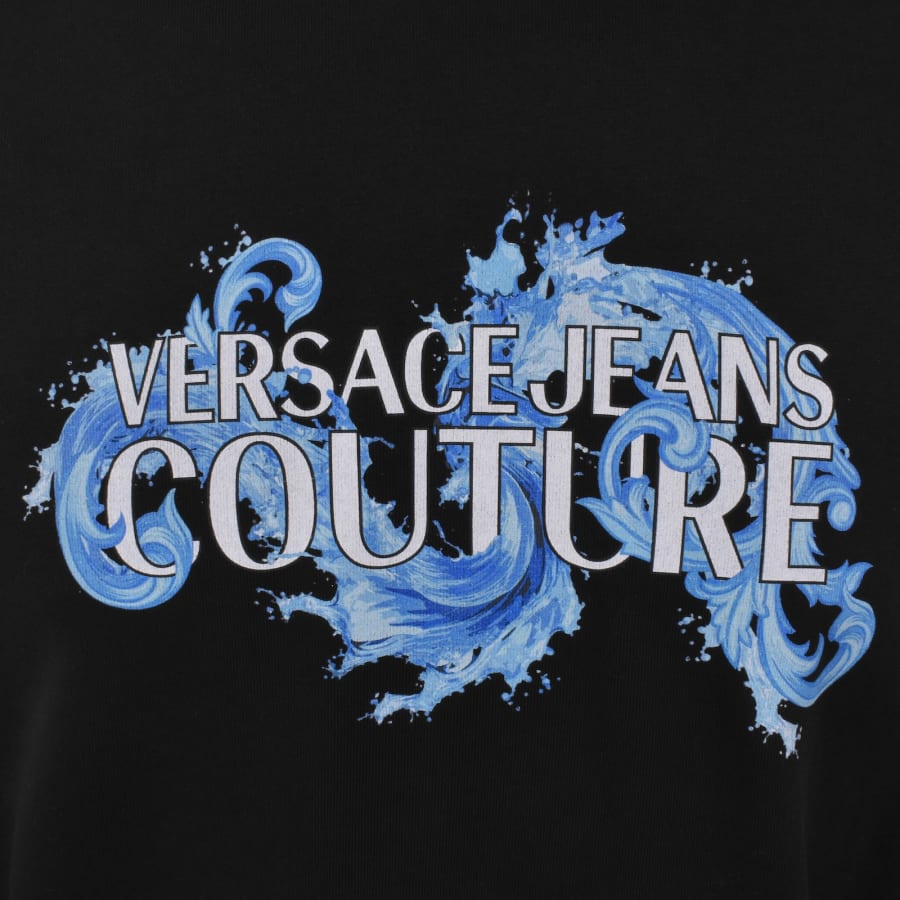 Image number 3 for Versace Jeans Couture Logo Hoodie Black