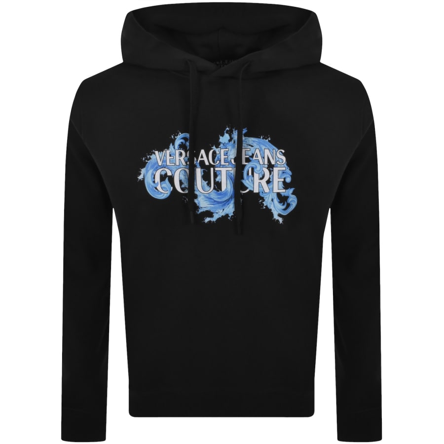 Image number 1 for Versace Jeans Couture Logo Hoodie Black