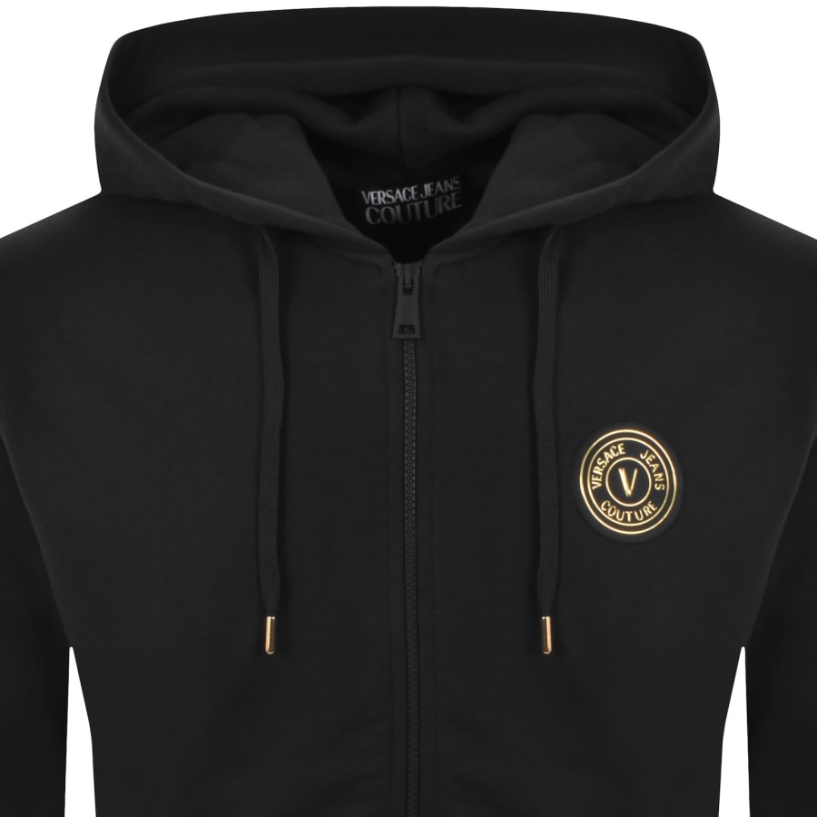 Image number 2 for Versace Jeans Couture Logo Hoodie Black