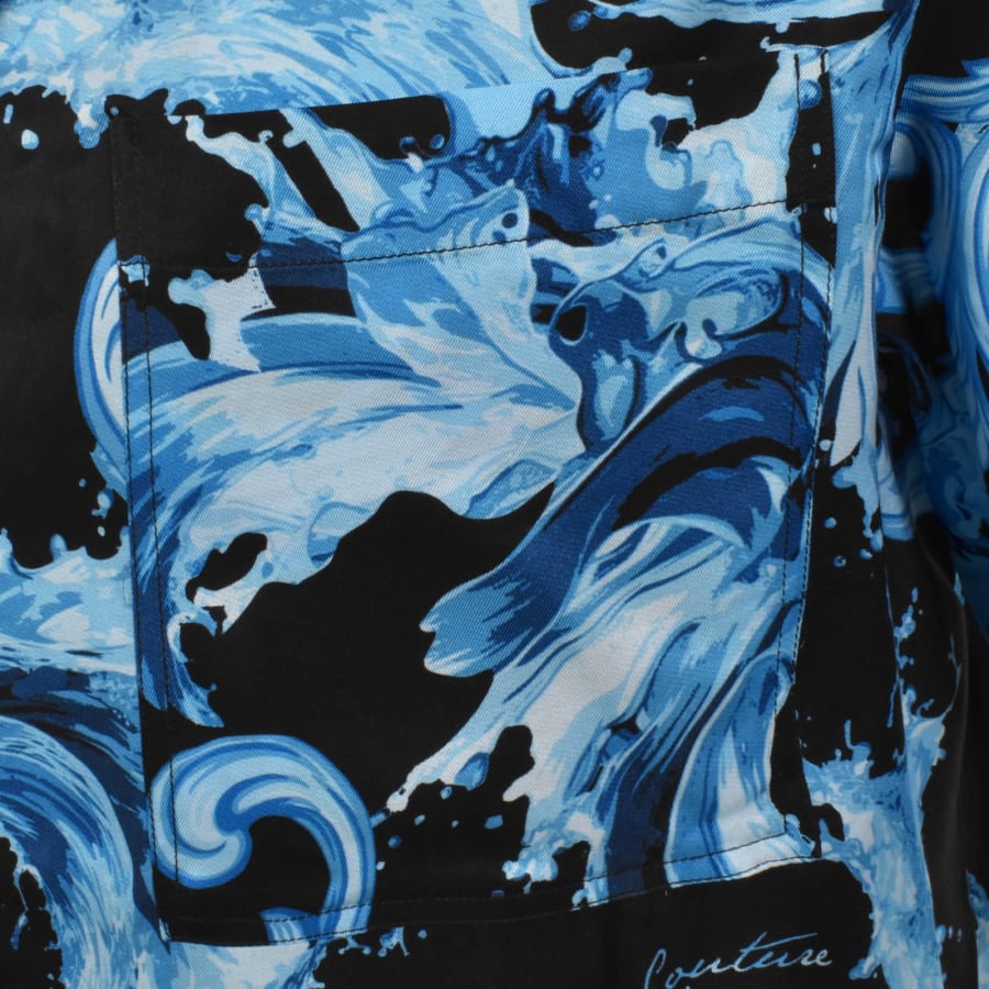 Image number 3 for Versace Jeans Couture Bowling Shirt Black