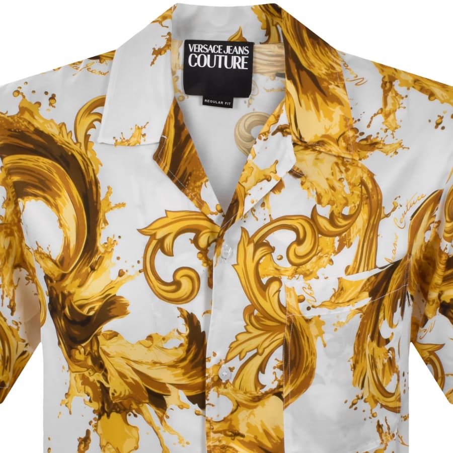 Image number 2 for Versace Jeans Couture Bowling Shirt White