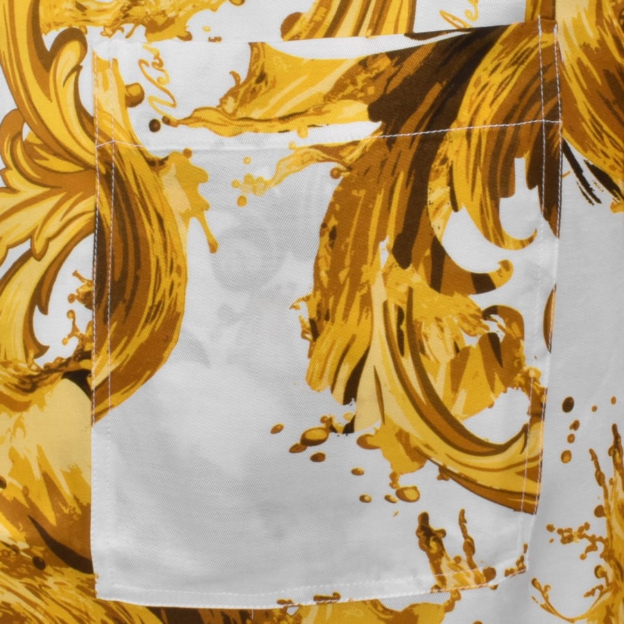 Image number 3 for Versace Jeans Couture Bowling Shirt White