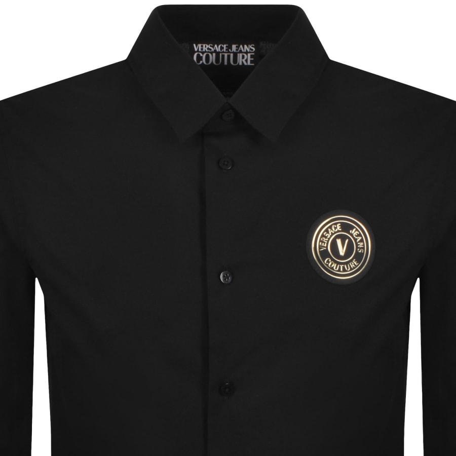 Image number 2 for Versace Jeans Couture Patch Shirt Black