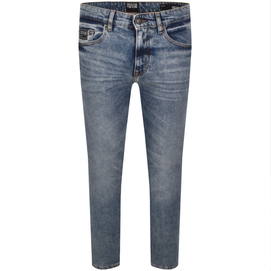 Image number 2 for Versace Jeans Couture Slim Milano Jeans Blue