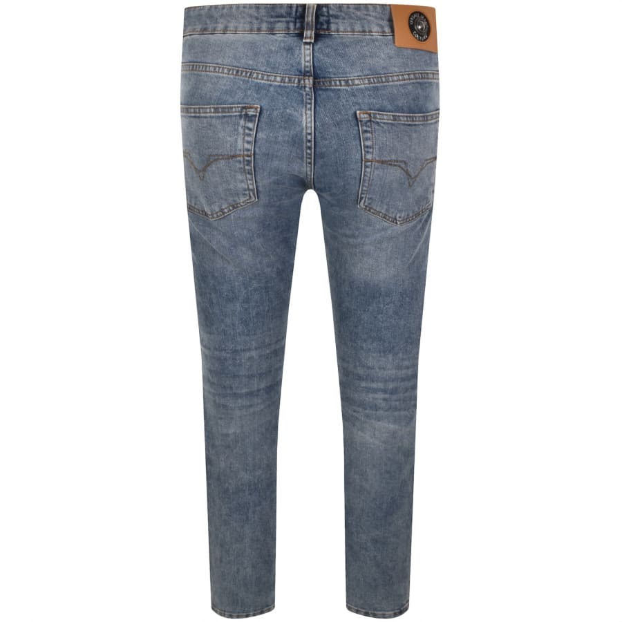 Image number 3 for Versace Jeans Couture Slim Milano Jeans Blue