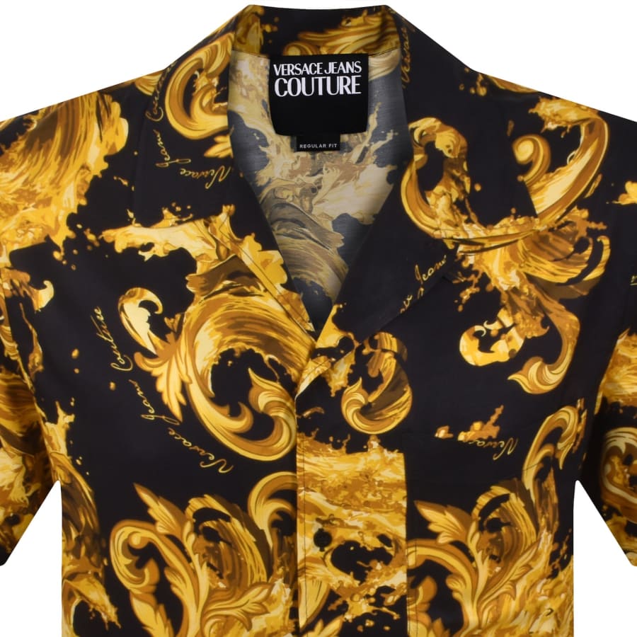 Image number 2 for Versace Jeans Couture Bowling Shirt Black