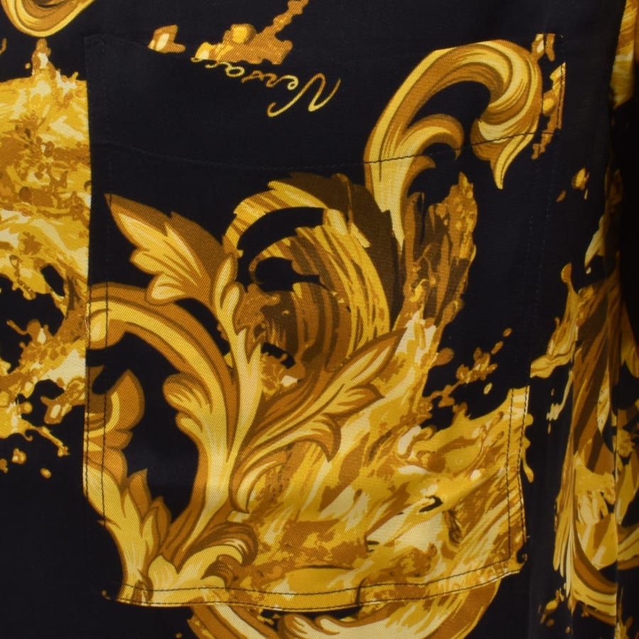 Image number 3 for Versace Jeans Couture Bowling Shirt Black