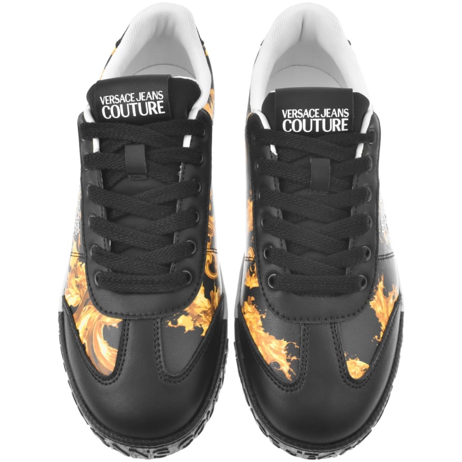 Image number 3 for Versace Jeans Couture Fondo Court Trainers Black