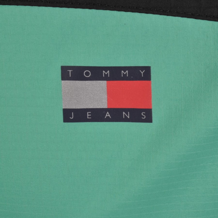 Image number 3 for Tommy Jeans Outdoor Shell Jacket Bahama Green